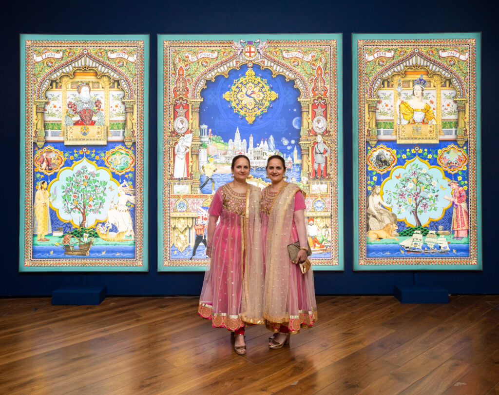 The Singh Twins: Slaves of Fashion at Firstsite. Photograph by Jayne Lloyd for Firstsite.