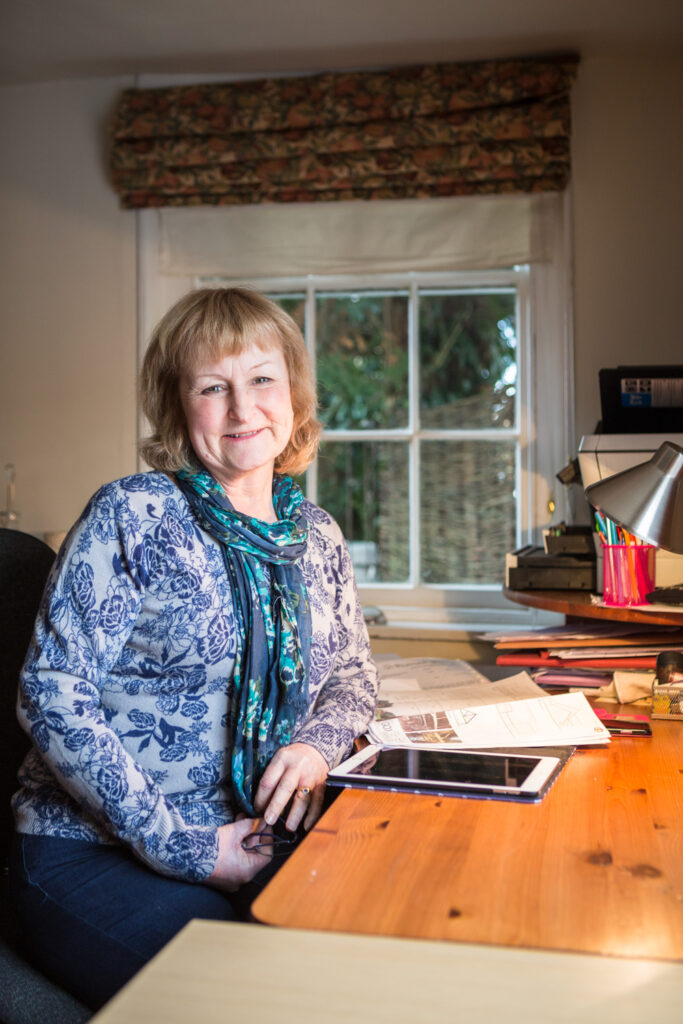 Sue's Home Office. Part of the Home/Work project by Jayne Lloyd, documenting people who work from home.