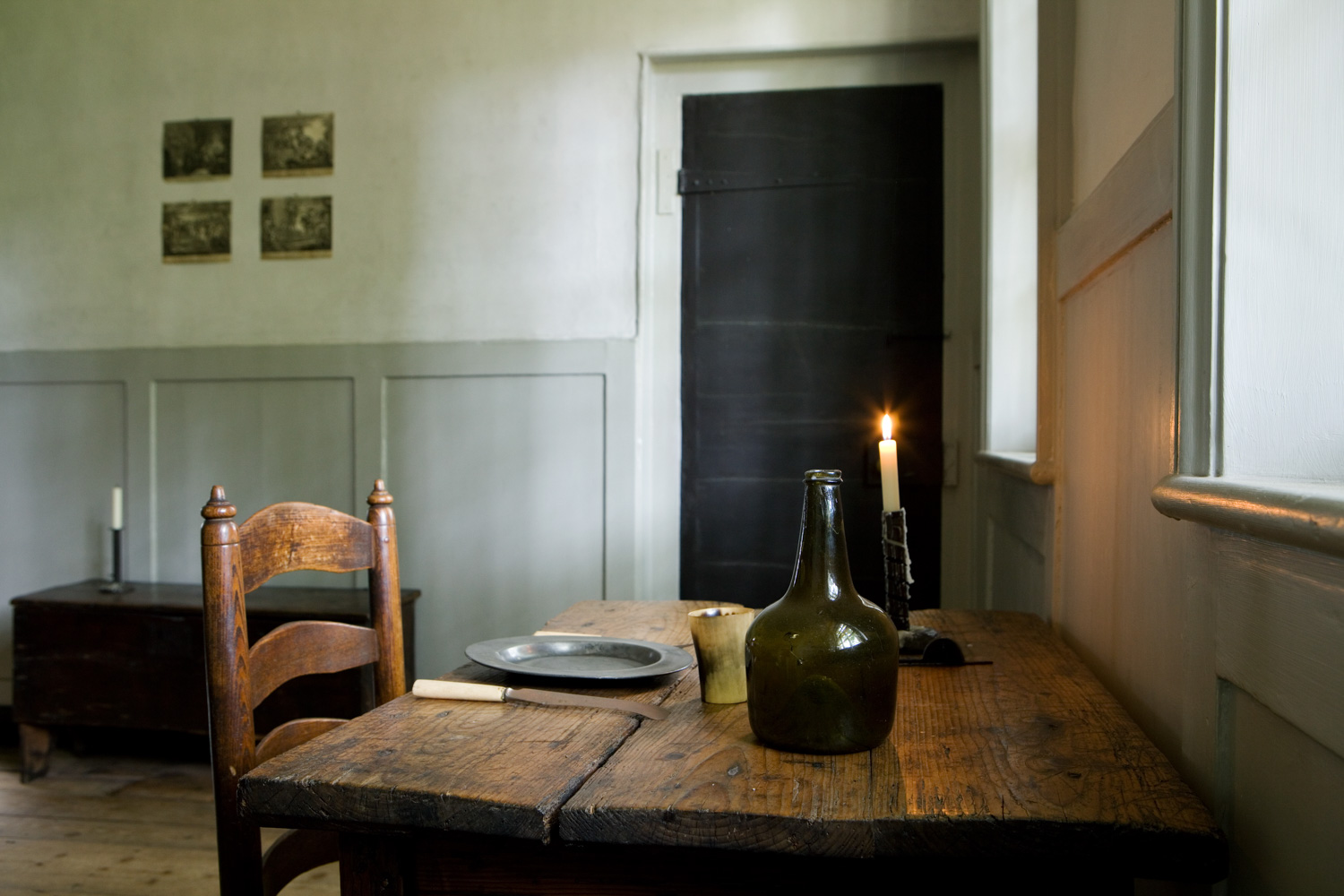 Installation shots in the restored almshouse at the Museum of the Home (formerly the Geffrye Museum)